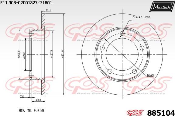 Maxtech 70200123 - Ремкомплект, гальмівний супорт avtolavka.club