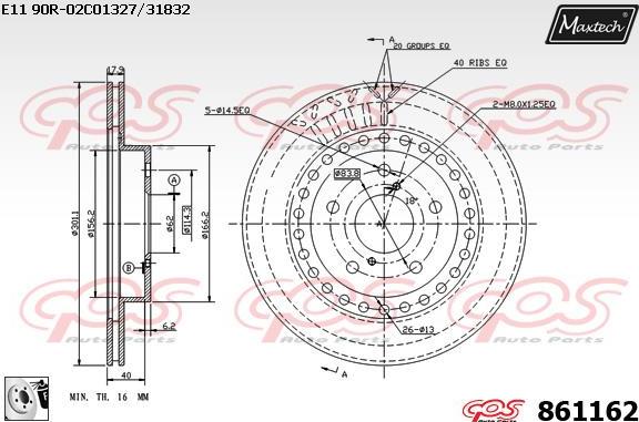 Maxtech 72948054 - Поршень, корпус скоби гальма avtolavka.club