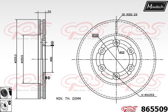 Maxtech 72948015 - Поршень, корпус скоби гальма avtolavka.club