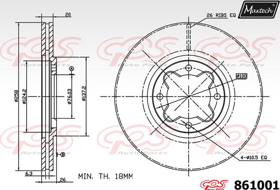 Maxtech 72948032 - Поршень, корпус скоби гальма avtolavka.club