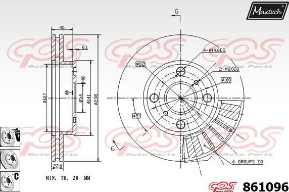 Maxtech 865227 - Гальмівний диск avtolavka.club