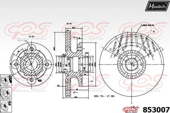 Maxtech 72954022 - Поршень, корпус скоби гальма avtolavka.club