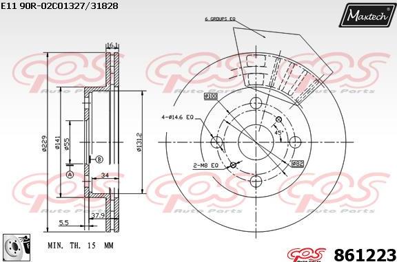 Maxtech 72951028 - Поршень, корпус скоби гальма avtolavka.club