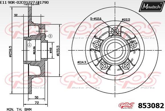 Maxtech 72957022 - Поршень, корпус скоби гальма avtolavka.club