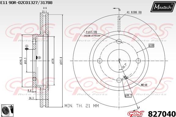 Maxtech 72960009 - Поршень, корпус скоби гальма avtolavka.club