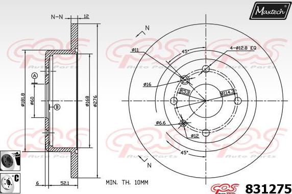 Maxtech 72960032 - Поршень, корпус скоби гальма avtolavka.club