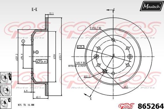 Maxtech 72938031 - Поршень, корпус скоби гальма avtolavka.club