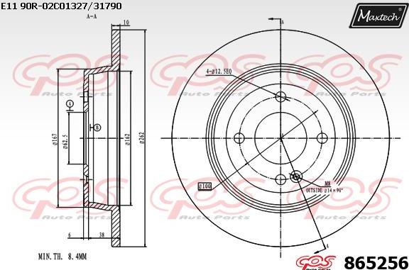 Maxtech 72938033 - Поршень, корпус скоби гальма avtolavka.club