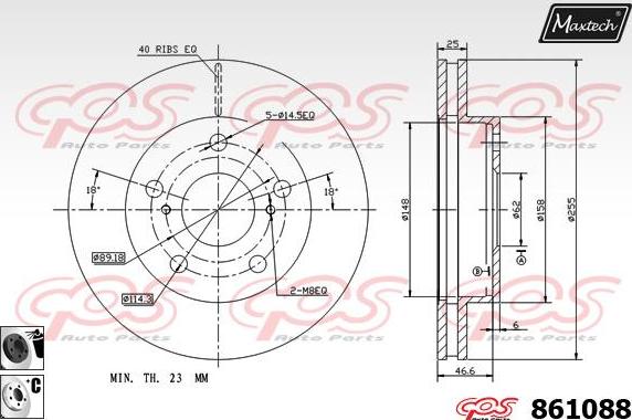 Maxtech 72938028 - Поршень, корпус скоби гальма avtolavka.club