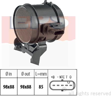 MDR EPS-1991 355 - Датчик потоку, маси повітря avtolavka.club