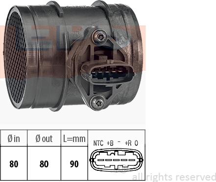 MDR EPS-1991 300 - Датчик потоку, маси повітря avtolavka.club