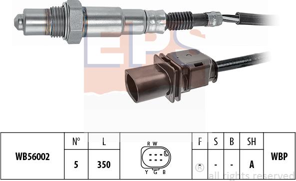 MDR EPS-1998 464 - Лямбда-зонд, датчик кисню avtolavka.club