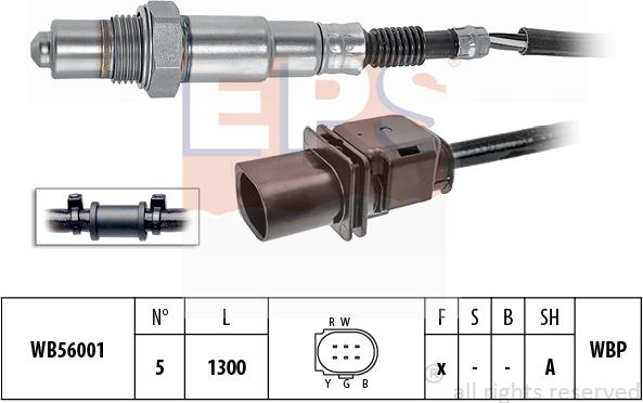 MDR EPS-1998 462 - Лямбда-зонд, датчик кисню avtolavka.club