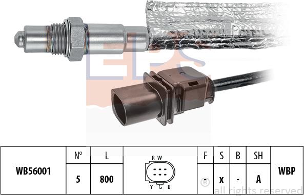 MDR EPS-1998 427 - Лямбда-зонд, датчик кисню avtolavka.club