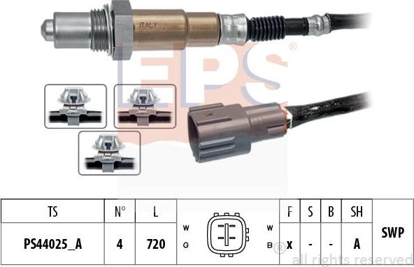 MDR EPS-1998 530 - Лямбда-зонд, датчик кисню avtolavka.club