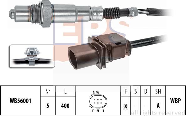 MDR EPS-1998 395 - Лямбда-зонд, датчик кисню avtolavka.club