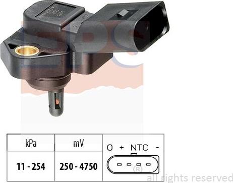 MDR EPS-1993 012 - Датчик тиску, підсилювач гальмівної системи avtolavka.club