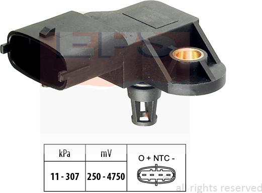 MDR EPS-1993 082 - Датчик тиску, підсилювач гальмівної системи avtolavka.club