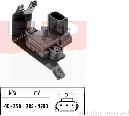 MDR EPS-1993 020 - Датчик тиску, підсилювач гальмівної системи avtolavka.club