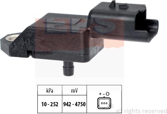 MDR EPS-1993 113 - Датчик, тиск наддуву avtolavka.club