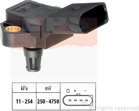 MDR EPS-1993 112 - Датчик тиску, підсилювач гальмівної системи avtolavka.club