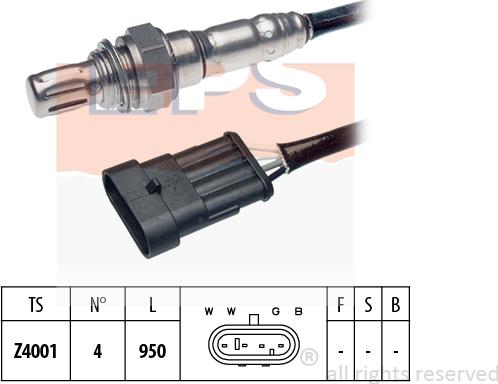 MDR EPS-1997 020 - Лямбда-зонд, датчик кисню avtolavka.club