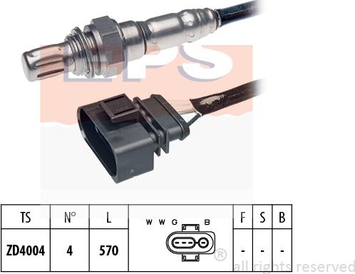 MDR EPS-1997 301 - Лямбда-зонд, датчик кисню avtolavka.club