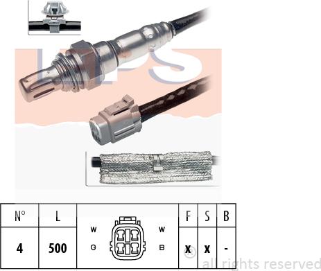 MDR EPS-1997 384 - Лямбда-зонд, датчик кисню avtolavka.club