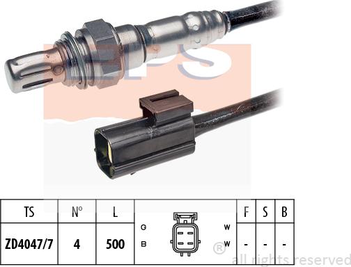 MDR EPS-1997 203 - Лямбда-зонд, датчик кисню avtolavka.club