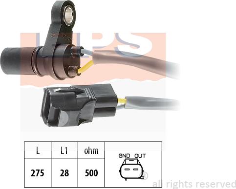 MDR EPS-1953 374 - Датчик частоти обертання, автоматична коробка передач avtolavka.club