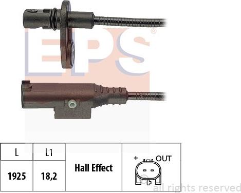 MDR EPS-1960 247 - Датчик ABS, частота обертання колеса avtolavka.club