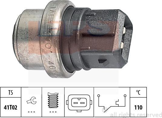 MDR EPS-1840 095 - Датчик, температура охолоджуючої рідини avtolavka.club