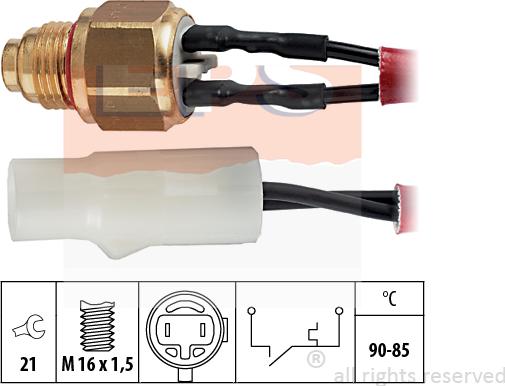 MDR EPS-1850 110 - Термовимикач, вентилятор радіатора / кондиціонера avtolavka.club