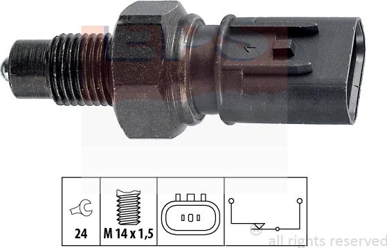 MDR EPS-1860 235 - Датчик, контактний перемикач, фара заднього ходу avtolavka.club