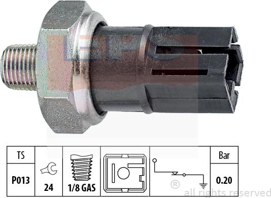 MDR EPS-1800 042 - Датчик, тиск масла avtolavka.club