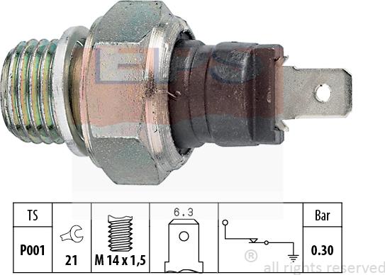 MDR EPS-1800 000 - Датчик, тиск масла avtolavka.club