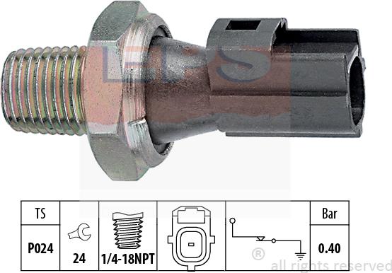 MDR EPS-1800 145 - Датчик, тиск масла avtolavka.club