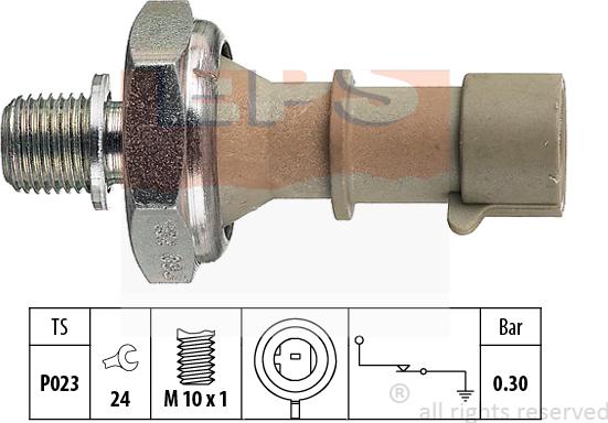 MDR EPS-1800 162 - Датчик, тиск масла avtolavka.club