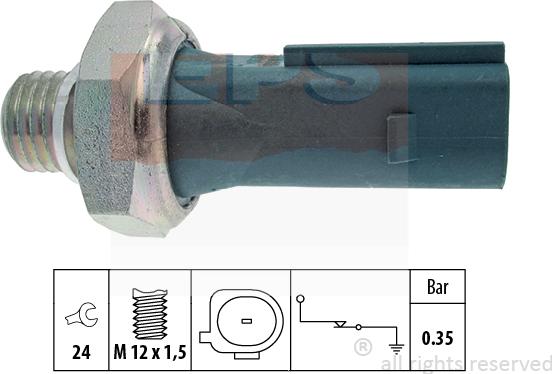 MDR EPS-1800 177 - Датчик, тиск масла avtolavka.club