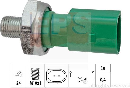 MDR EPS-1800 204 - Датчик, тиск масла avtolavka.club