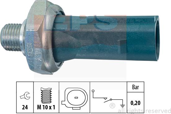 MDR EPS-1800 219 - Датчик, тиск масла avtolavka.club