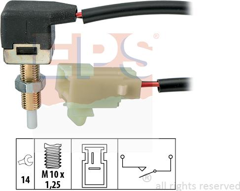 MDR EPS-1810 297 - Вимикач, привід зчеплення (управління двигуном) avtolavka.club