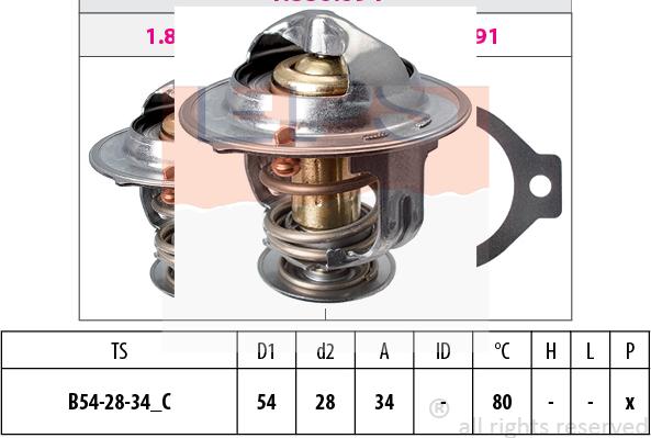 MDR EPS-1880 694S - Термостат, охолоджуюча рідина avtolavka.club