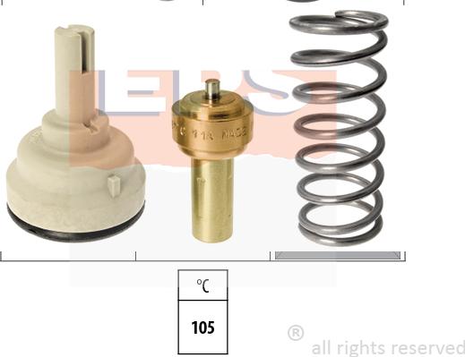 MDR EPS-1880 618S - Термостат, охолоджуюча рідина avtolavka.club