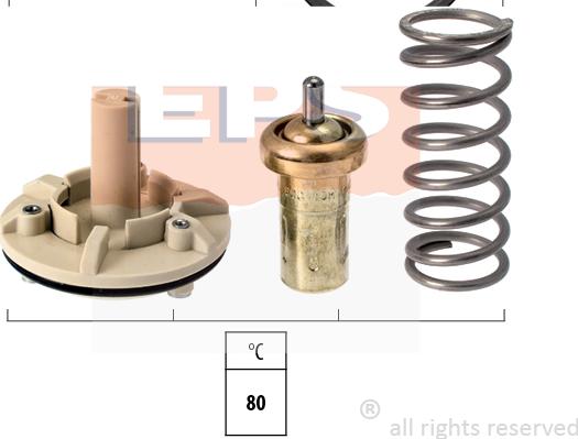 MDR EPS-1880 689S - Термостат, охолоджуюча рідина avtolavka.club