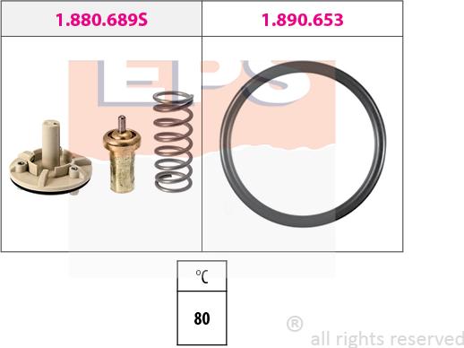 MDR EPS-1880 689 - Термостат, охолоджуюча рідина avtolavka.club