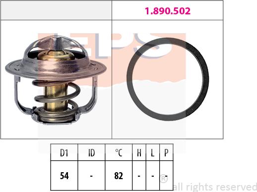 MDR EPS-1880 800 - Термостат, охолоджуюча рідина avtolavka.club