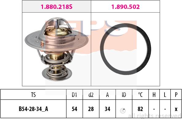 MDR EPS-1880 218 - Термостат, охолоджуюча рідина avtolavka.club