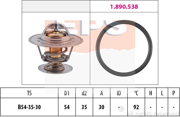 MDR EPS-1880 279 - Термостат, охолоджуюча рідина avtolavka.club