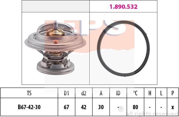 MDR EPS-1880 271 - Термостат, охолоджуюча рідина avtolavka.club